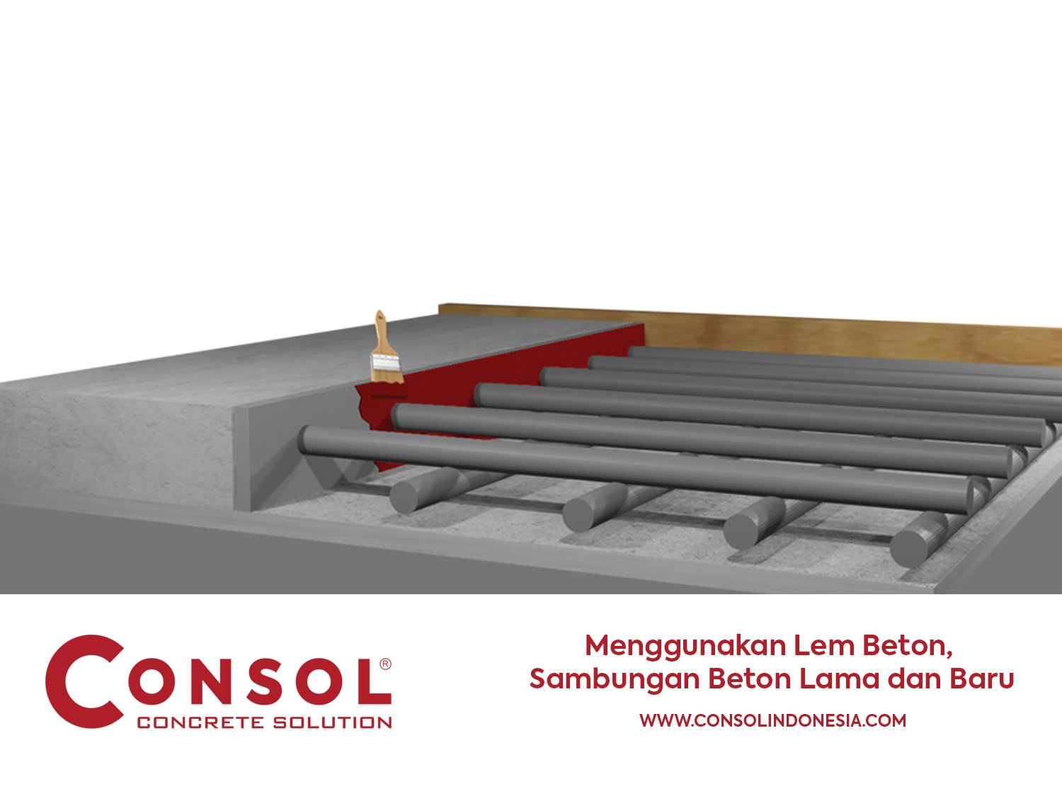 Menggunakan Lem Beton, Sambungan Beton Lama dan Baru #2 #2