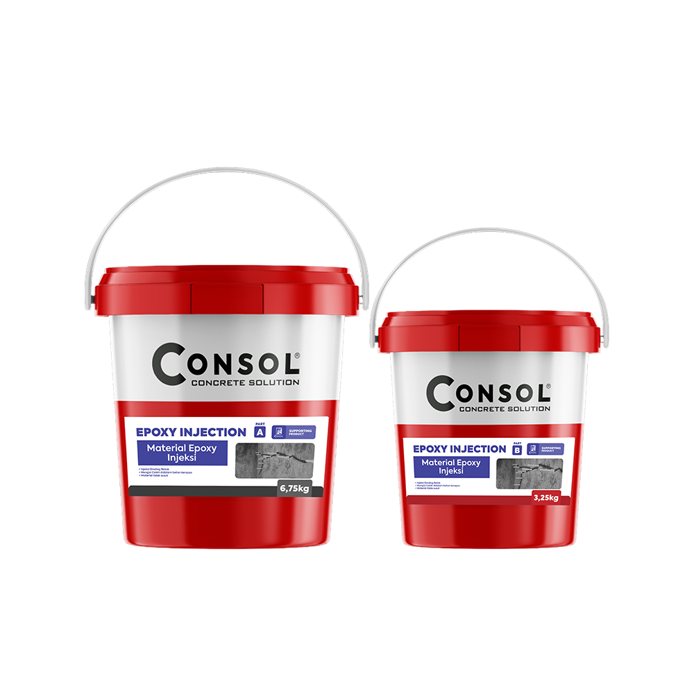 Perbaikan Retak Beton Consol Epoxy Injection